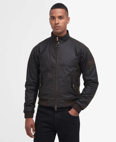 Giacca Merchant Wax Steve McQueen olive