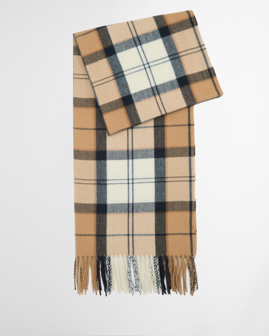 Sciarpa Stanway Hessian Navy Tartan