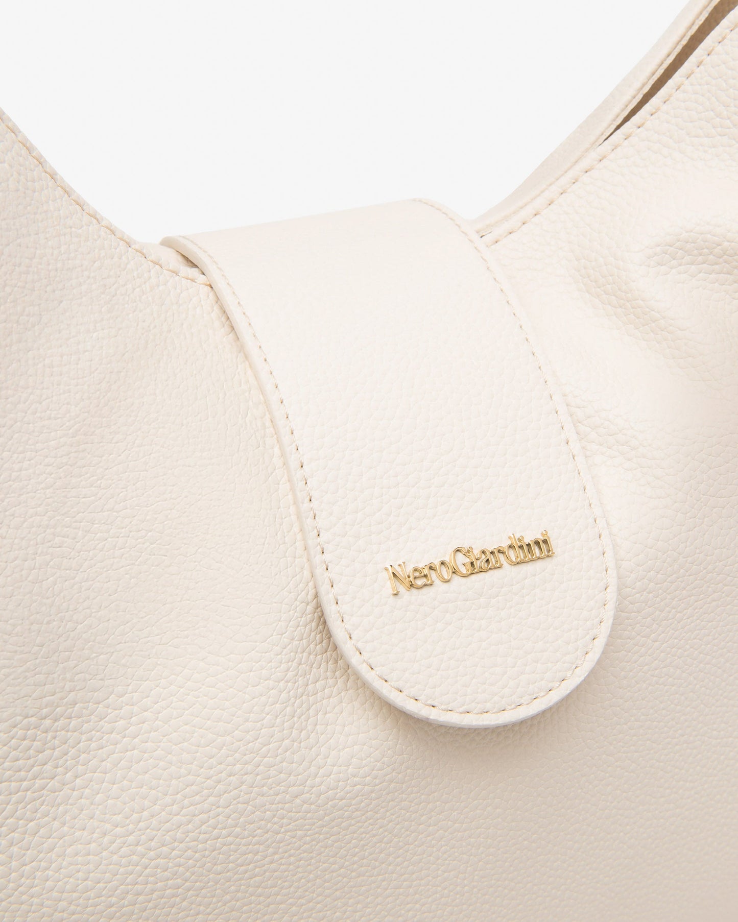 Borsa a spalla E644200D latte