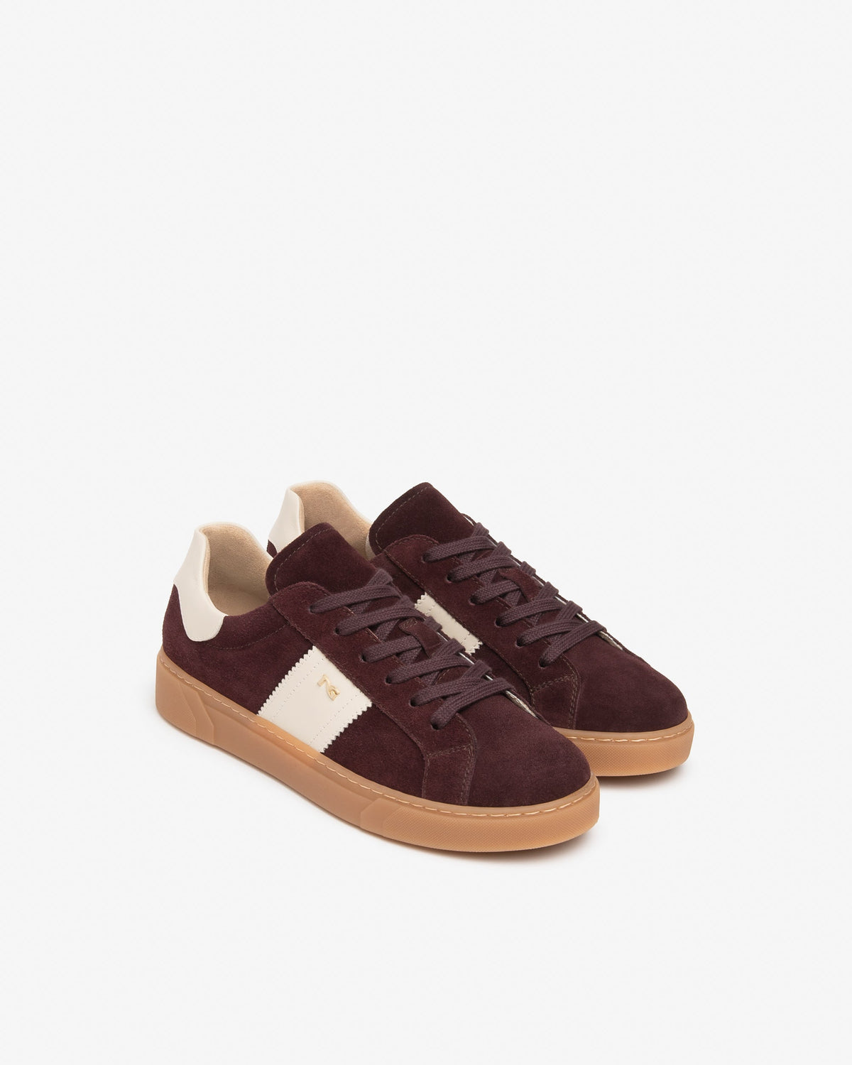 Sneakers camoscio bordeaux I617421D