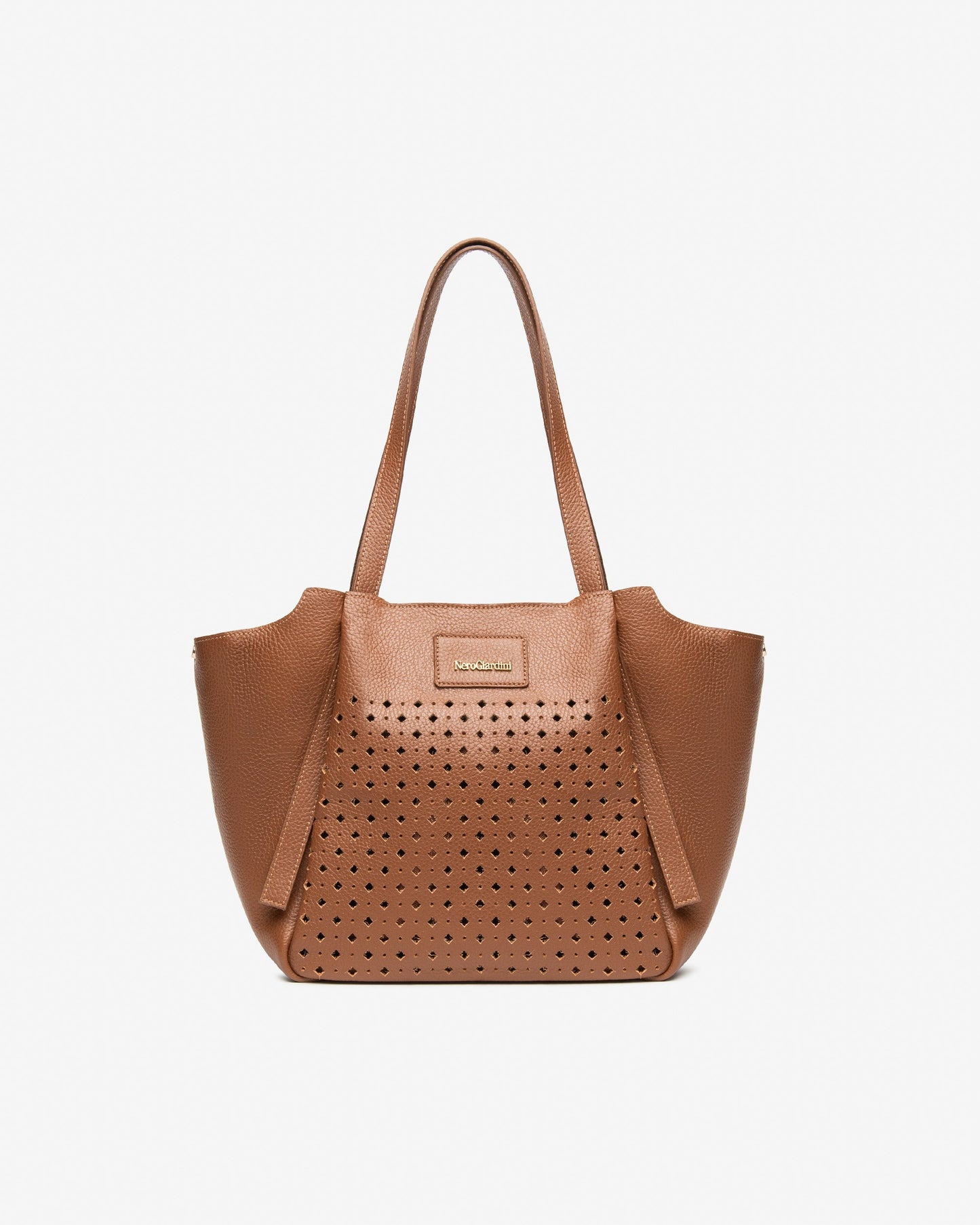 Borsa in pelle E644231D cuoio