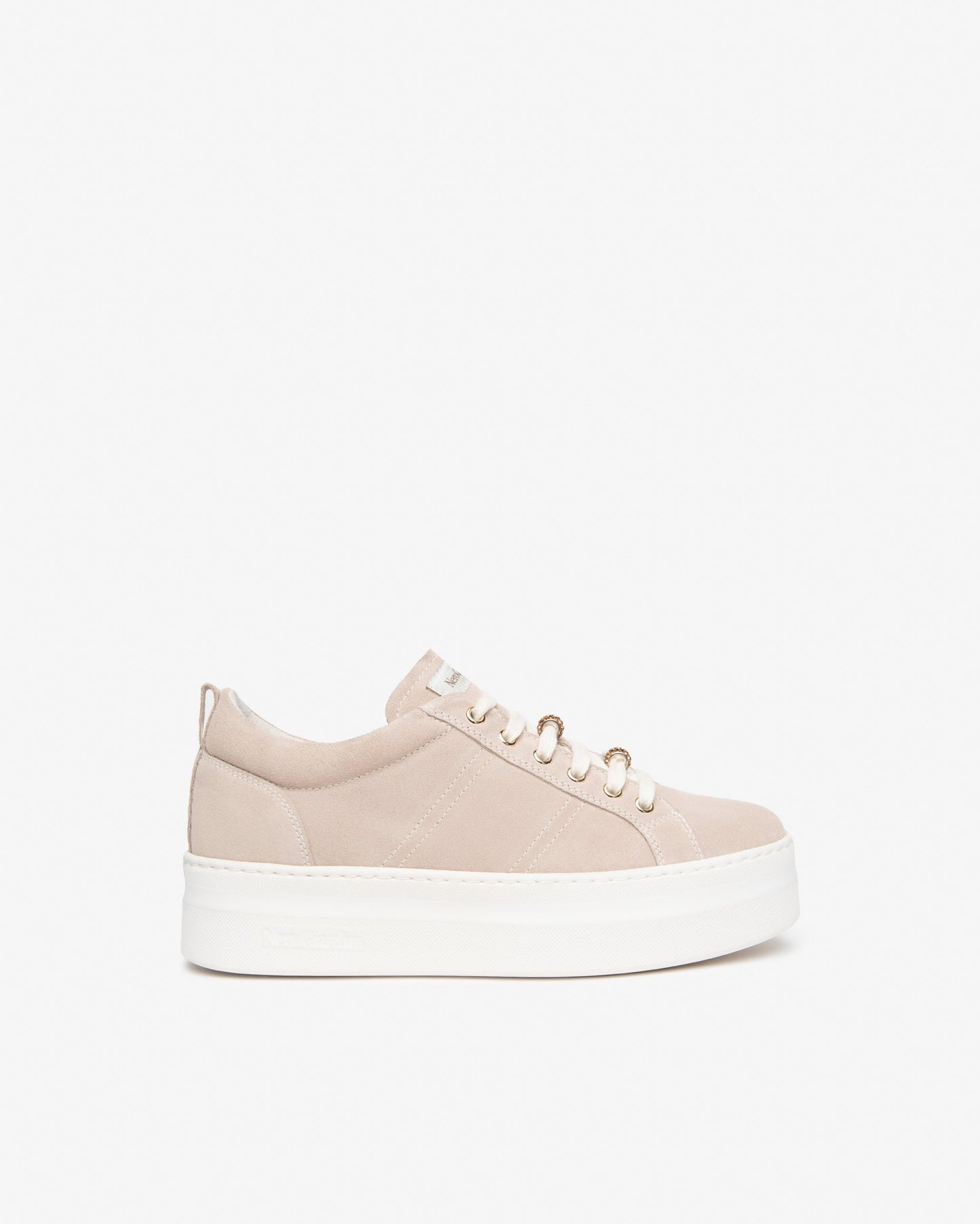 Sneakers in camoscio Beige E615310D