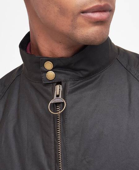 Giacca Merchant Wax Steve McQueen olive