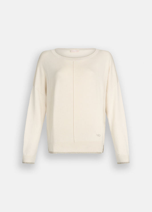 Maglia girocollo viscosa Liu-jo