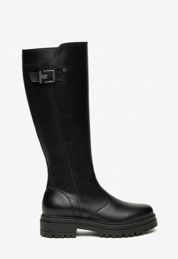 Stivali con fibbia laterale nero I514836