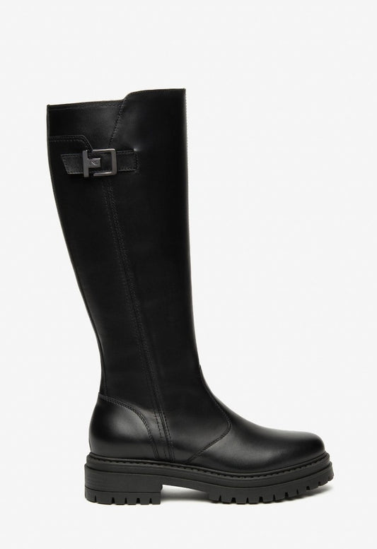 Stivali con fibbia laterale nero I514836