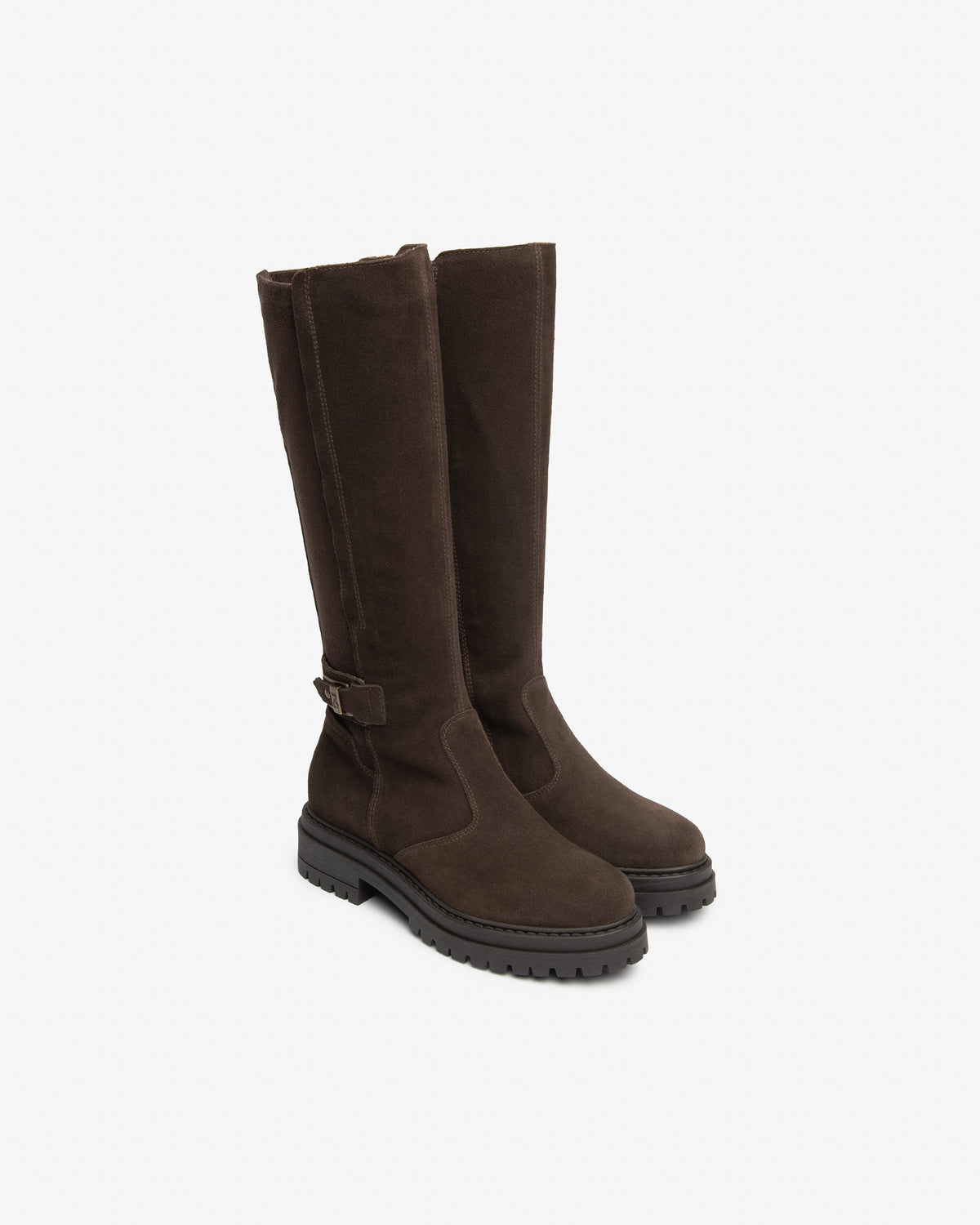 Stivali con fibbia c.moro I618028D