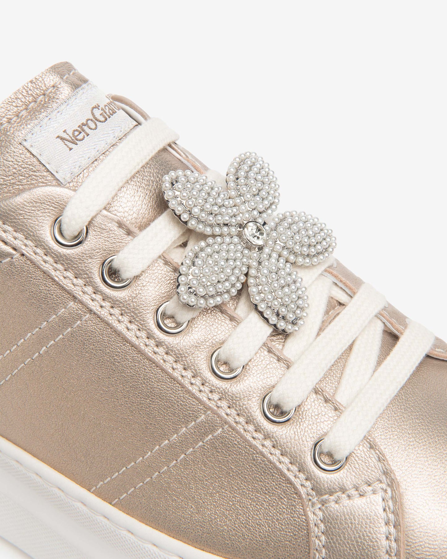 Sneakers in pelle Platino E615312D