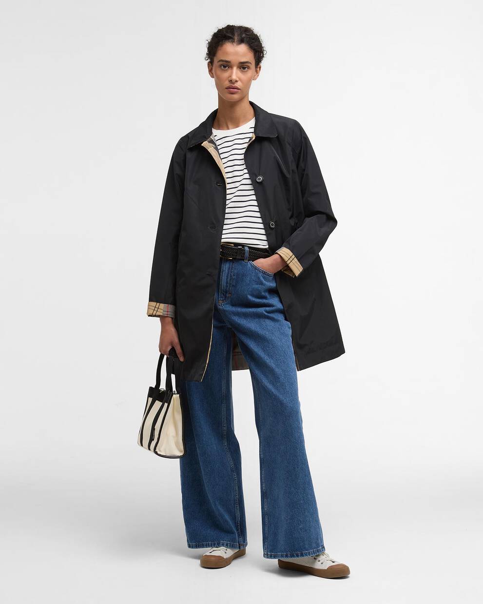 Giacca impermeabile reversibile Babbity Navy
