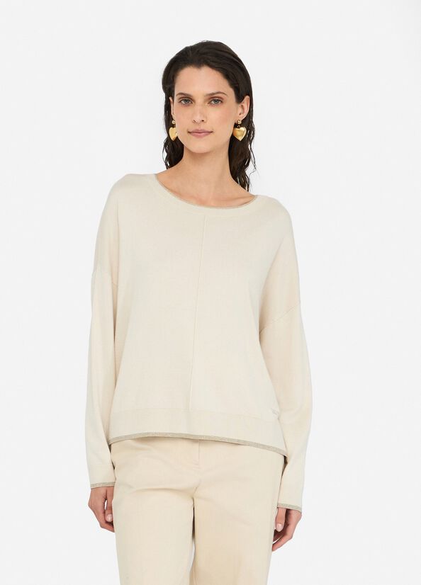 Maglia girocollo viscosa Liu-jo