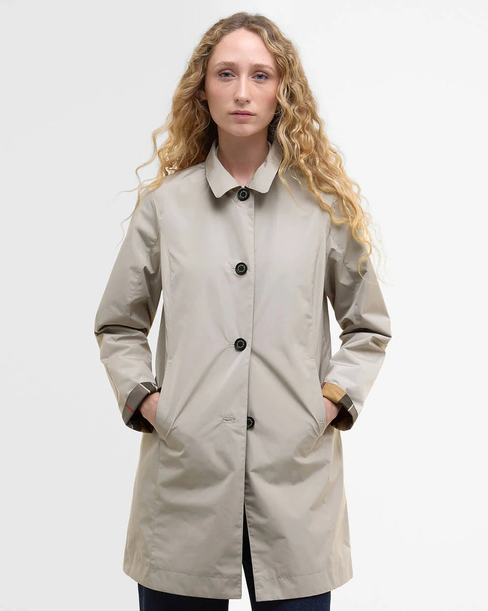 Giacca impermeabile reversibile Babbity beige