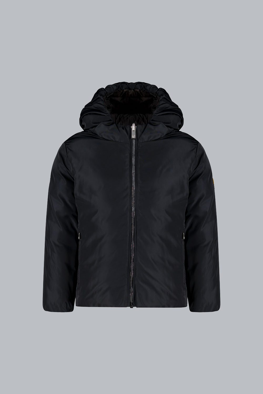 LINDA – Piumino reversibile nero