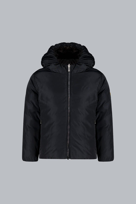 LINDA – Piumino reversibile nero