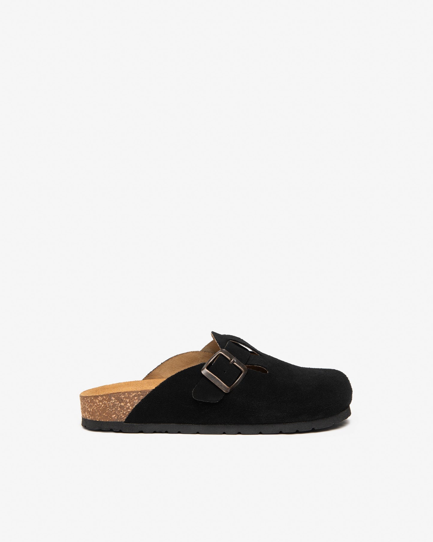 Sabot in camoscio Nero E617080D