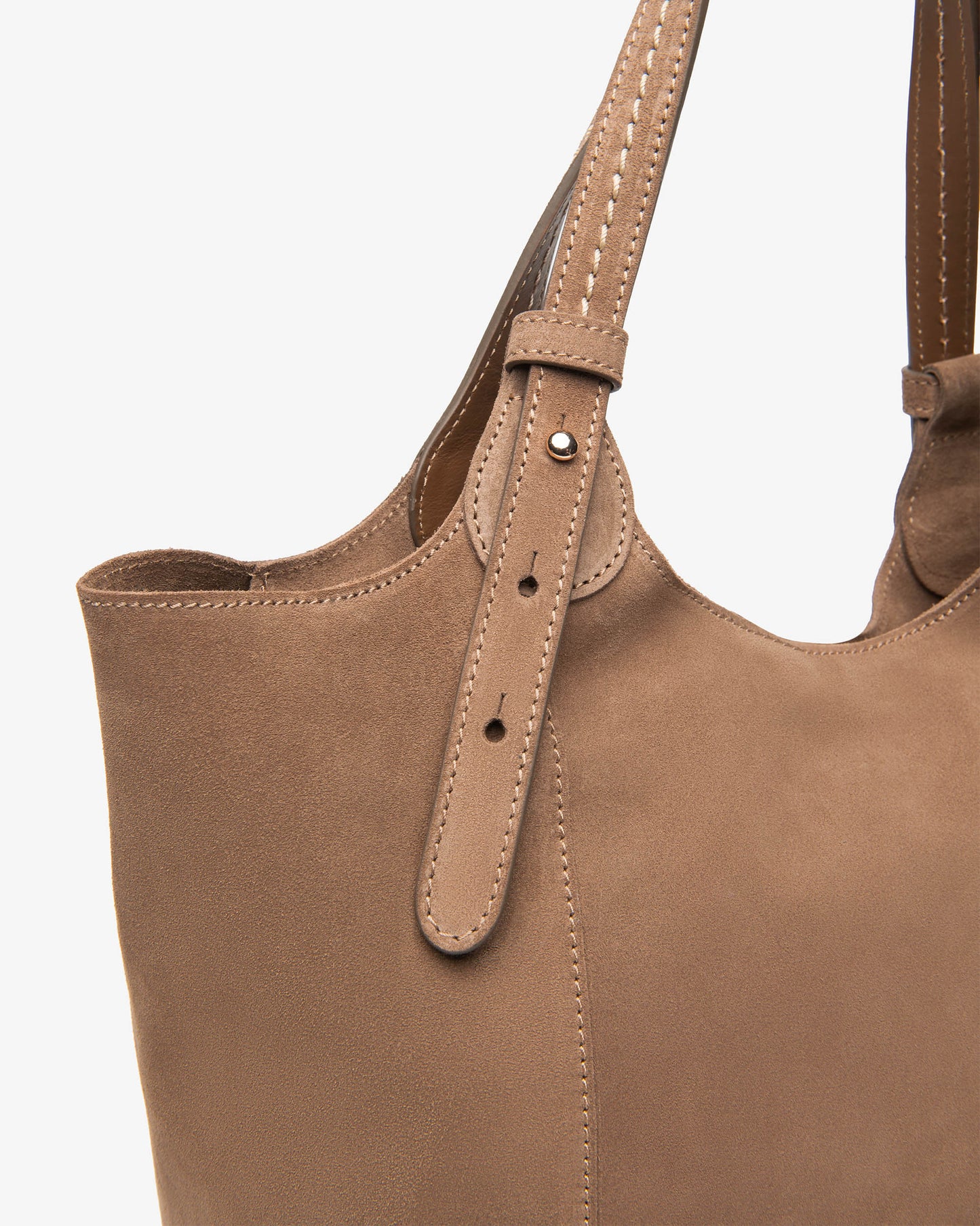 Borsa a spalla in camoscio E644145D Mou