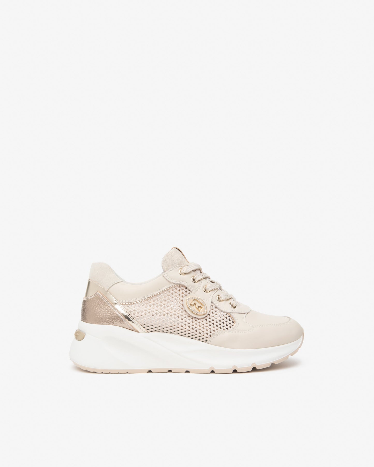 Sneakers in camoscio e Materiale Tecnico Latte E615180D