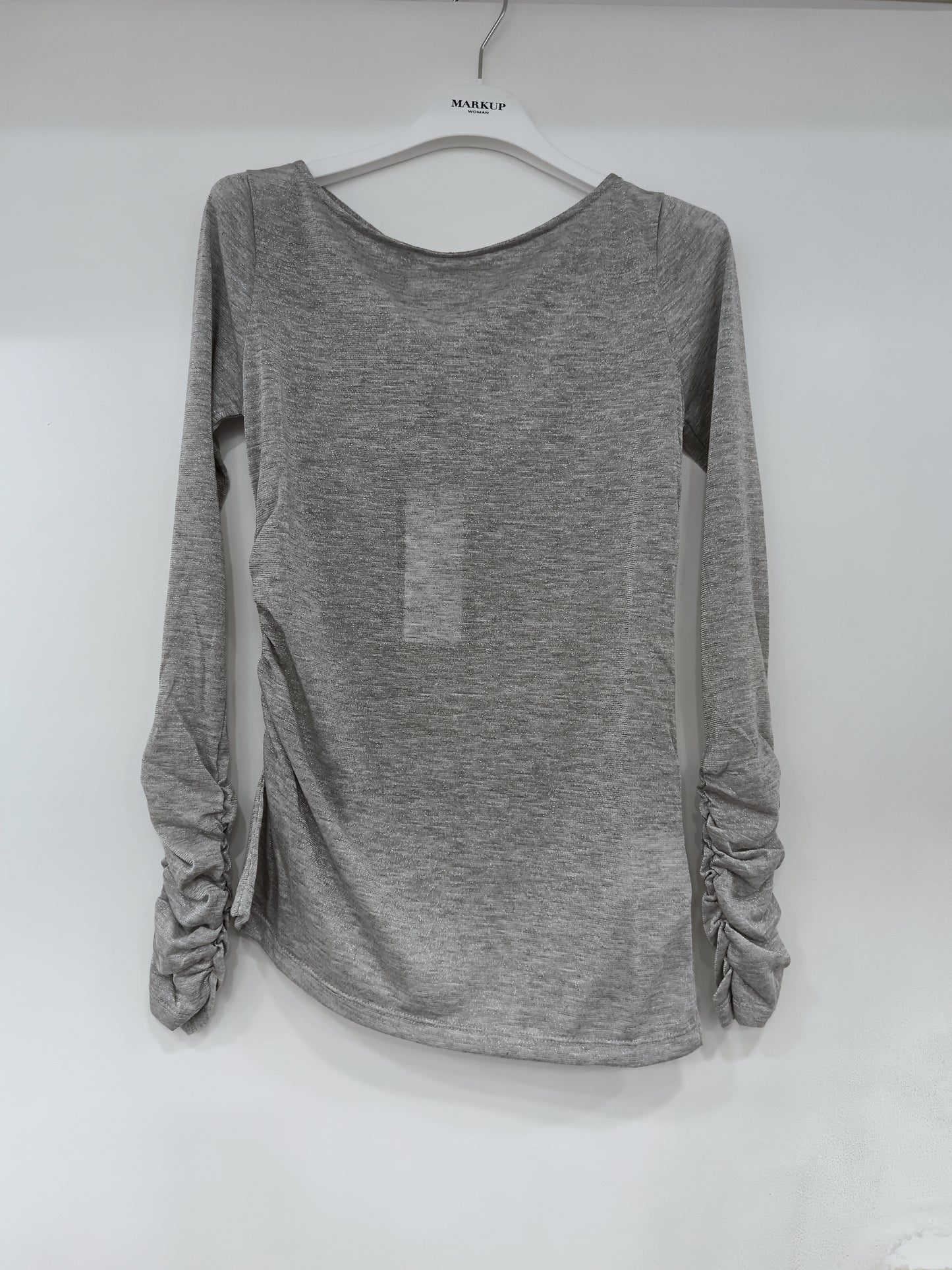 Maglia in Jersey lurex grigio Markup