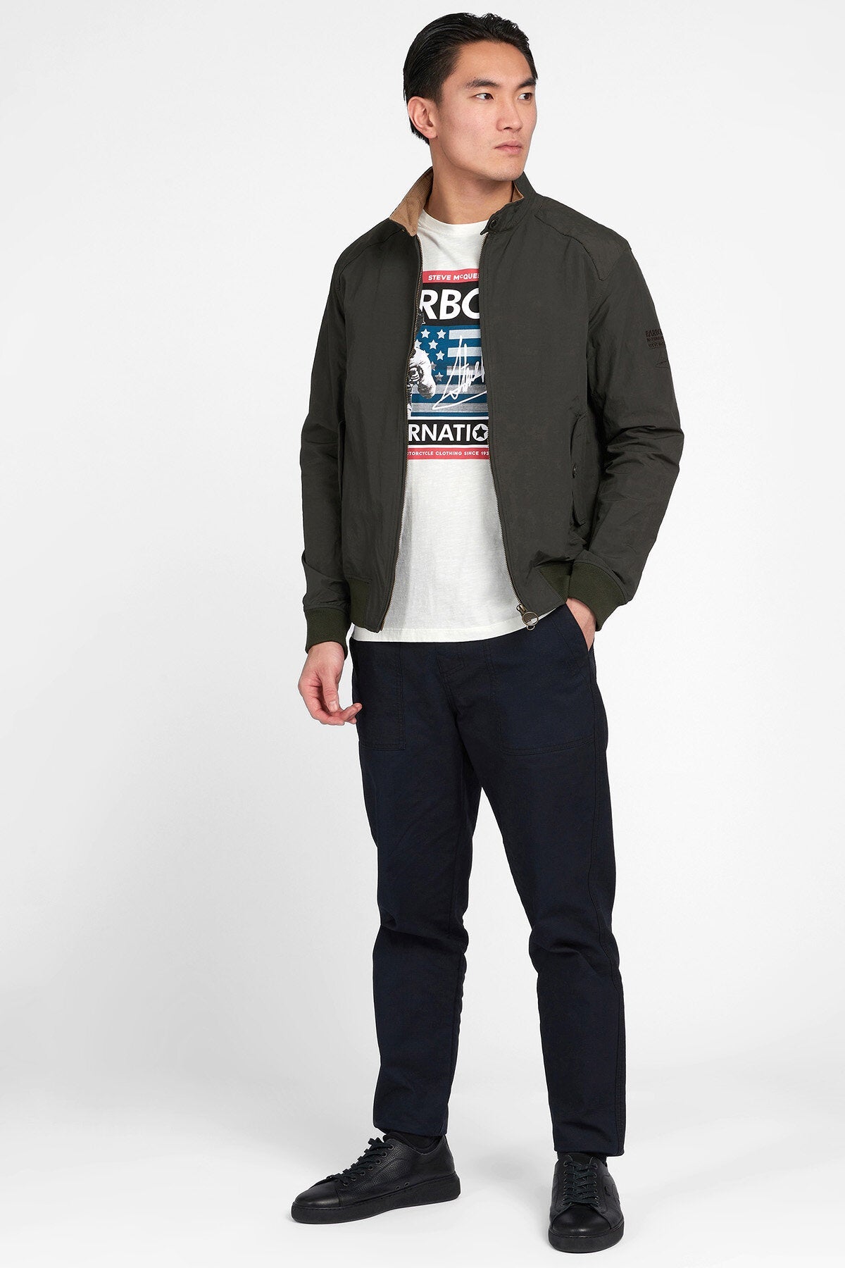 Giacca Harrington Rectifier Steve McQueen Navy