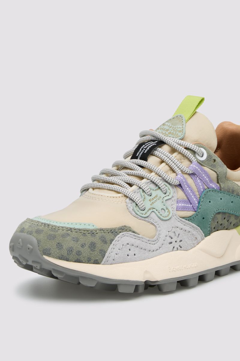 Yamano 3 donna beige/verde